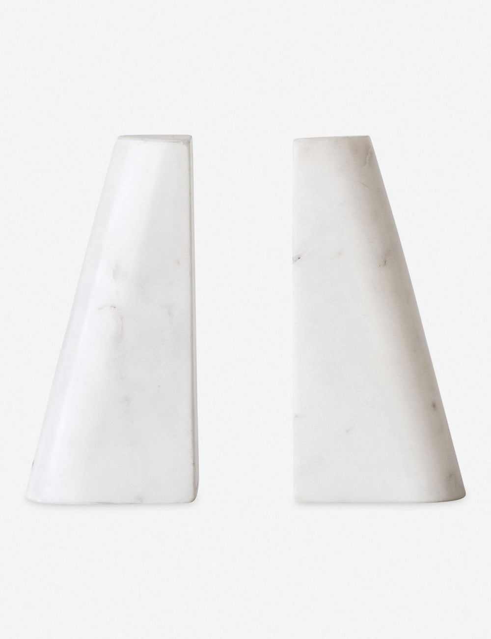 X Salt and Pepper Set- White Marble Lucite – Haus Decor