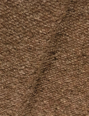 Brown Boucle Fabric Swatch