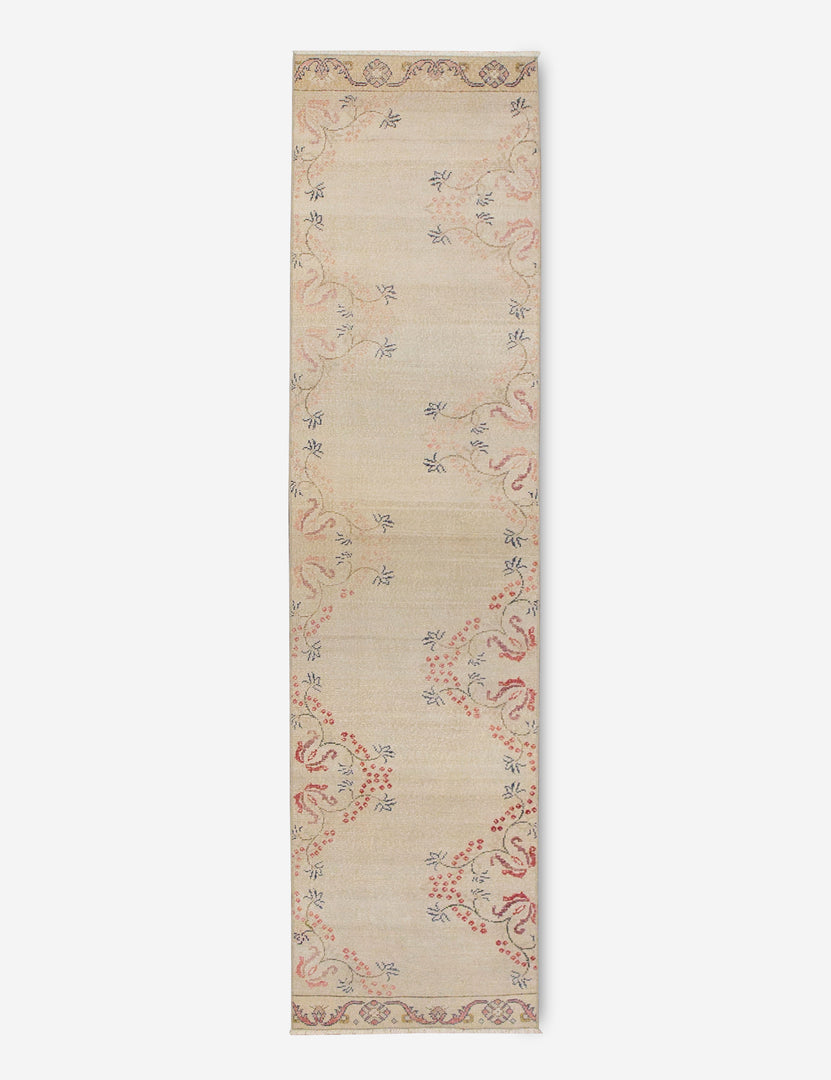 Vintage Turkish Hand-Knotted Wool Runner Rug No. 207, 2'5" x 10'12"