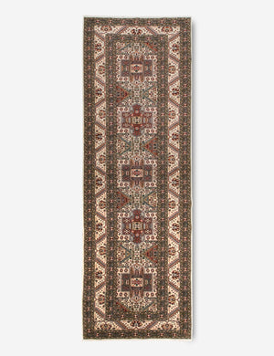 Vintage Turkish Hand-Knotted Wool Runner Rug No. 234, 3' x 9'8