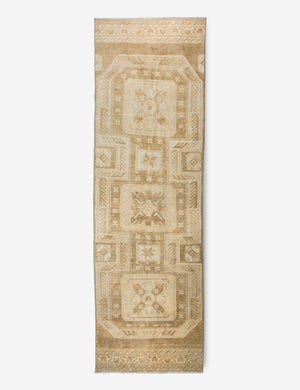 Vintage Turkish Hand-Knotted Wool Runner Rug No. 202, 2'11