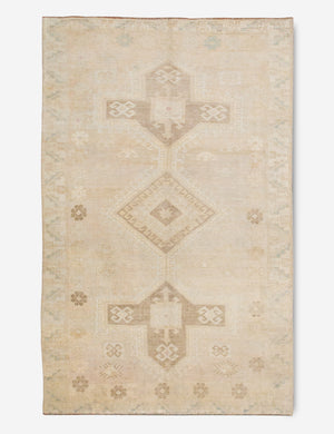 Vintage Turkish Hand-Knotted Wool Rug No. 364, 4'11