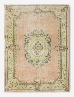 Vintage Turkish Hand-Knotted Wool Rug No. 384, 6'8