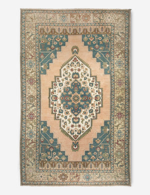 Vintage Turkish Hand-Knotted Wool Rug No. 383, 6'8