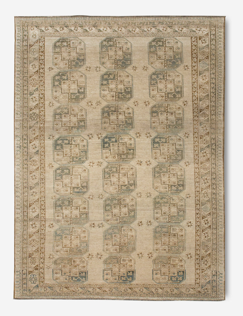 Vintage Turkish Hand-Knotted Wool Rug No. 388, 7'10" x 10'10"