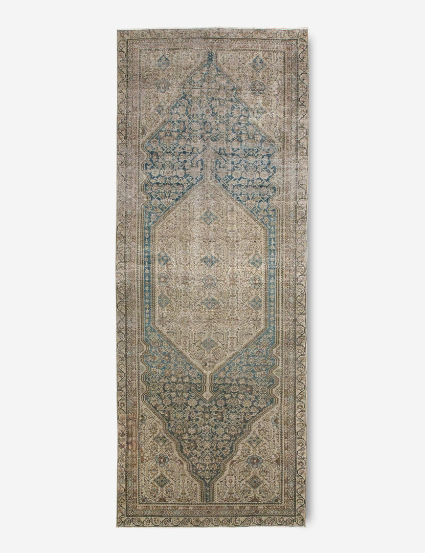 Vintage Turkish Hand-Knotted Wool Rug No. 373, 5'5" x 14'10"