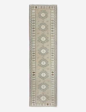 Vintage Turkish Hand-Knotted Wool Runner Rug No. 221, 3'1