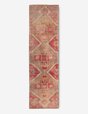 Vintage Turkish Hand-Knotted Wool Runner Rug No. 224, 2'9