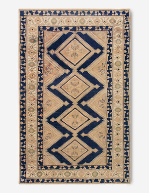 Vintage Turkish Hand-Knotted Wool Rug No. 405, 4'8