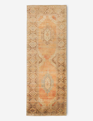 Vintage Turkish Hand-Knotted Wool Runner Rug No. 235, 4'1