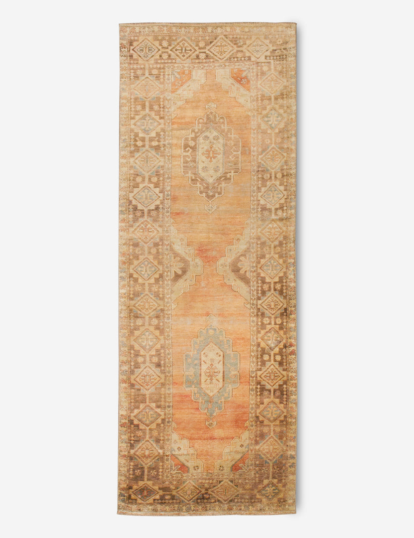 Vintage Turkish Hand-Knotted Wool Runner Rug No. 235, 4'1" x 12'