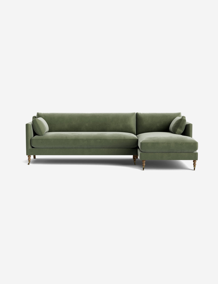 #color::moss-luxe-velvet #leg-finish::latte-and-brass #configuration::right-facing