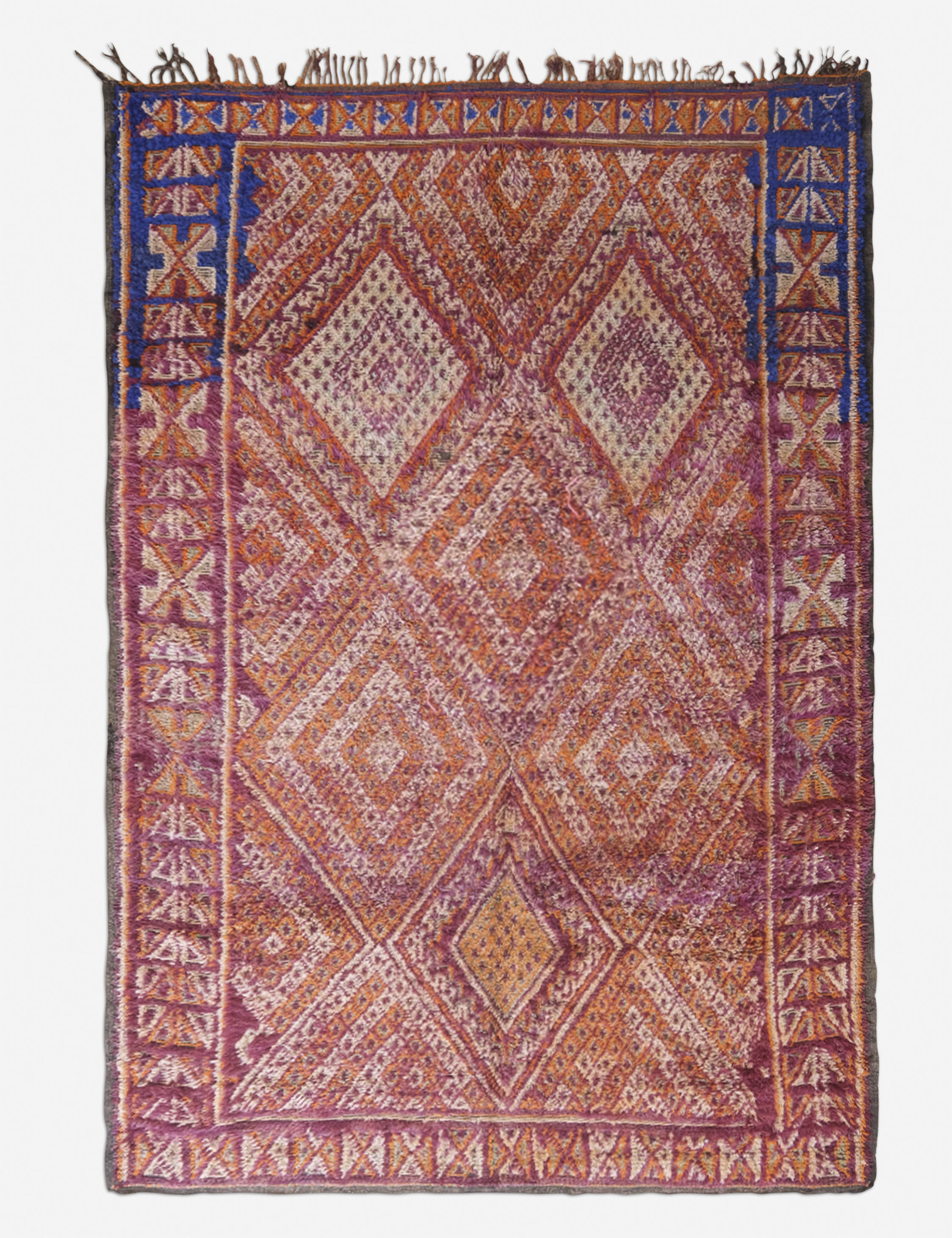 Vintage outlet Hand Woven Wool Rug Textile