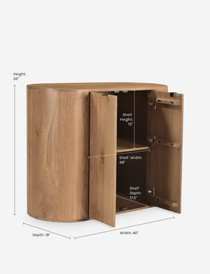 Dimensions on the Kono Cabinet