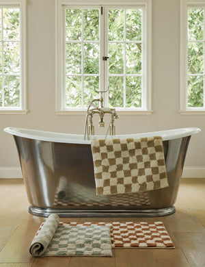 Checkerboard Bath Mat by Sarah Sherman Samuel