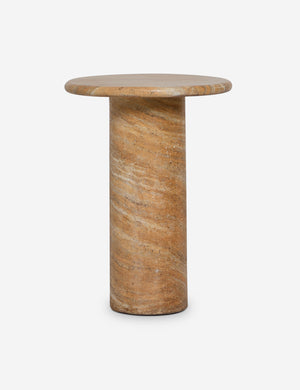 Mona round stone drink table.