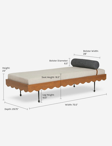 | Dimensions on the Rise Daybed