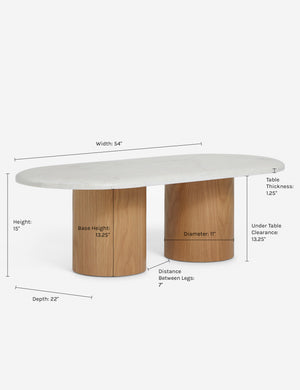 Shields Oval Coffee Table