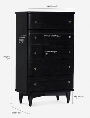 Shiloh 5-Drawer Dresser