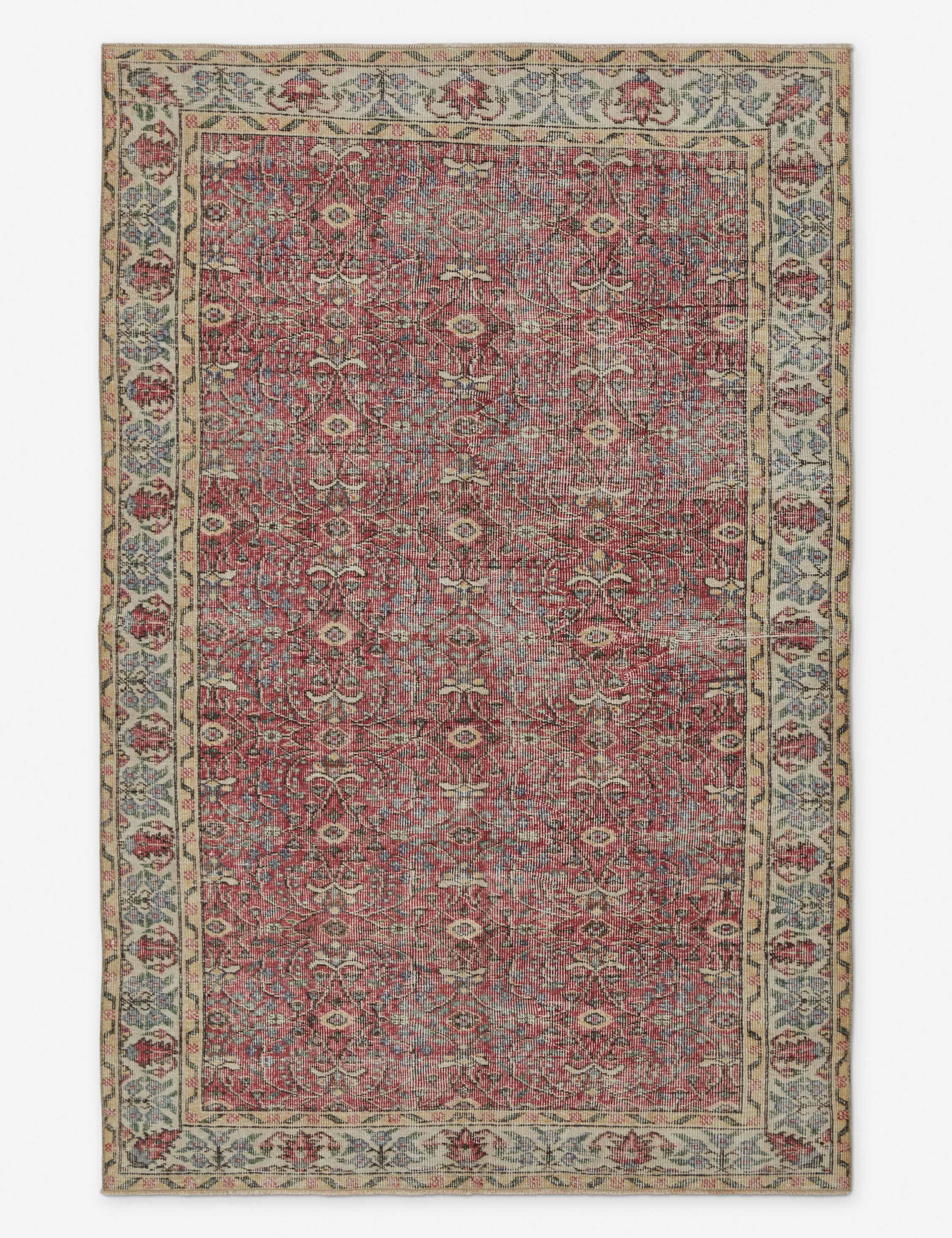 Vintage Turkish Rug No. 181, 5'2