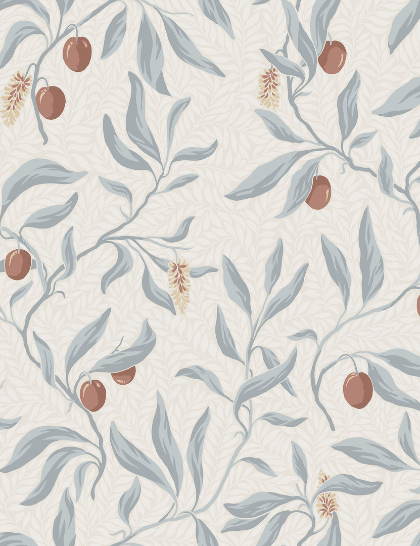 Scalamandre Vinnie Wallpaper Swatch by Sandberg, Blue