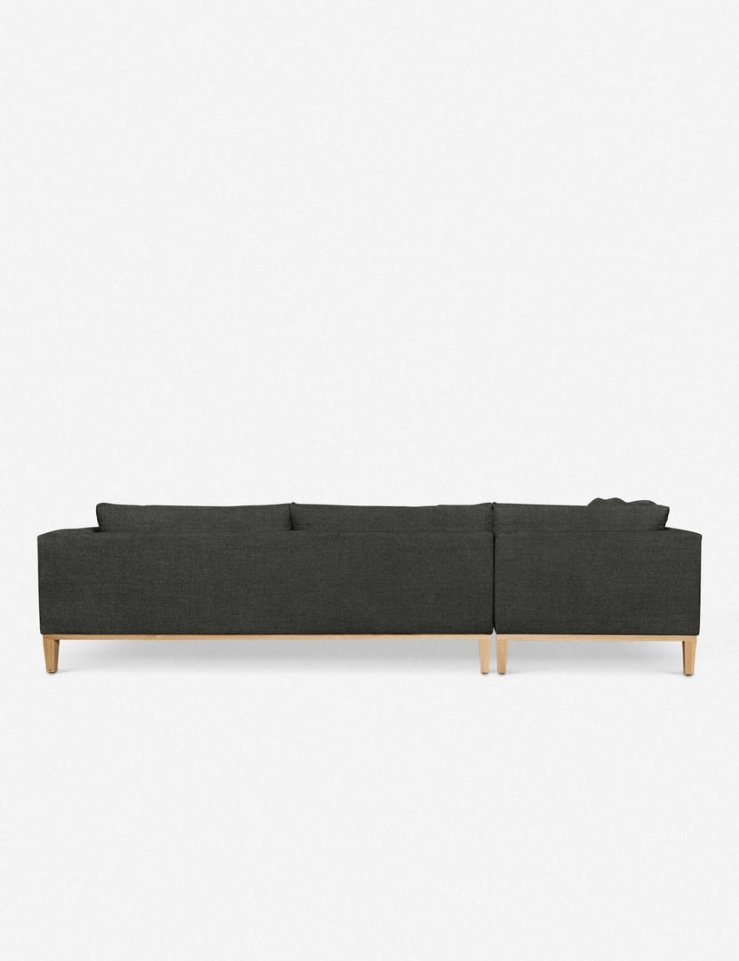 #size::103-w #size::115-w #size::127-w #size::139-w #color::charcoal #size::151-w #configuration::right-facing | Back of the Charleston charcoal left-facing sectional sofa