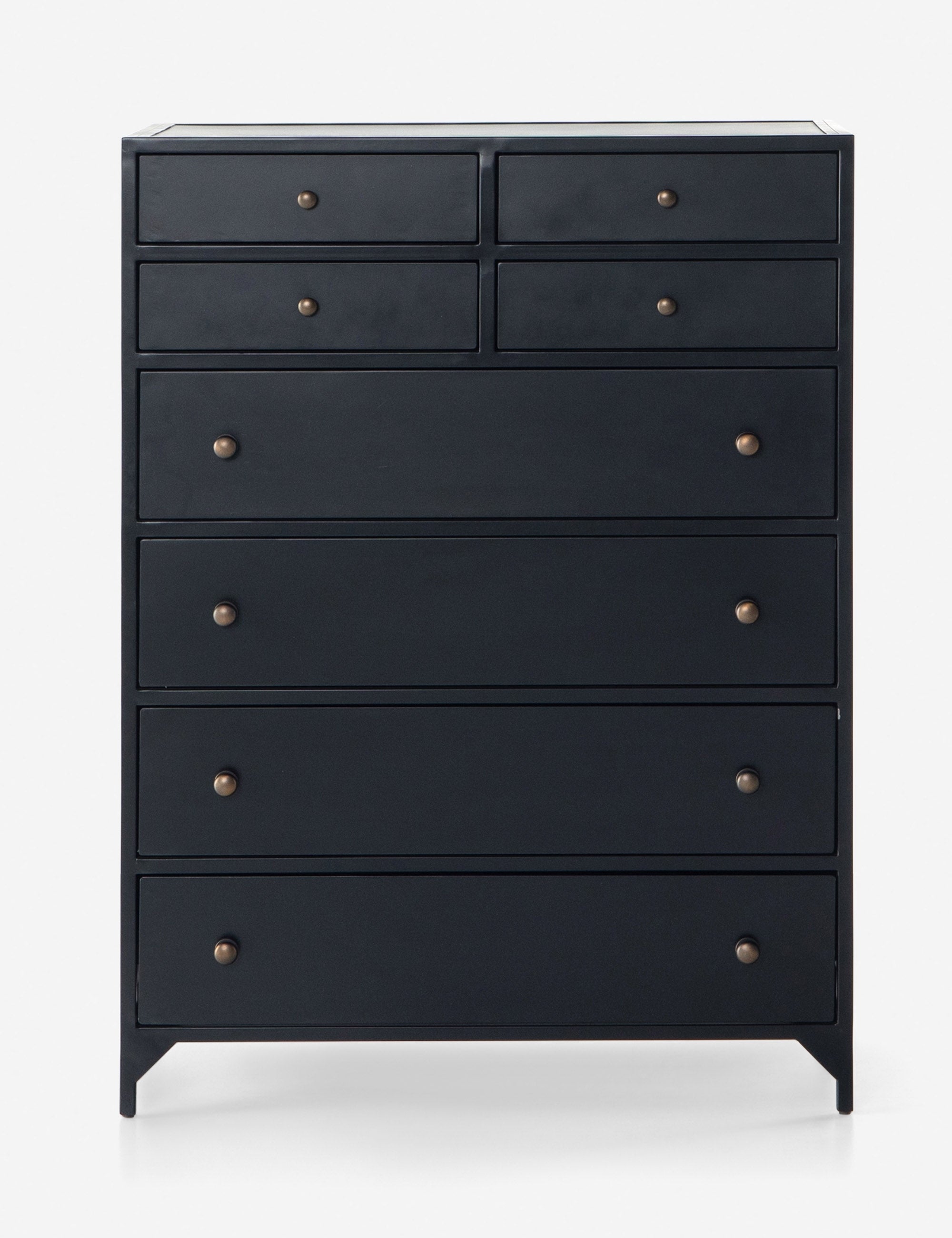 6 drawer deals dresser tall black