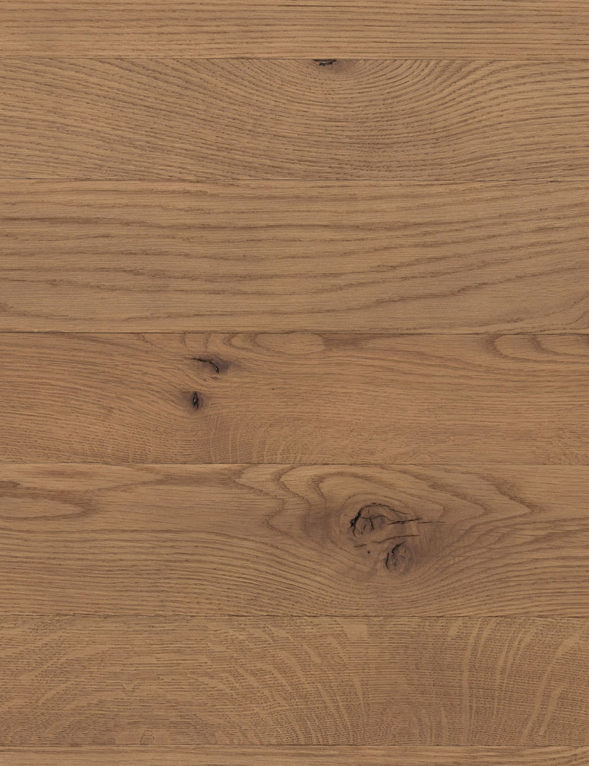 #color::natural | Close up of the wood grain of the Remwald sculptural oak wood coffee table.