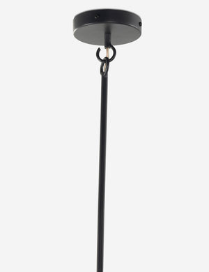 Hardware of the Ashwin sleek cone pendant light.