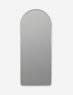 Shashenka silver arched floor mirror