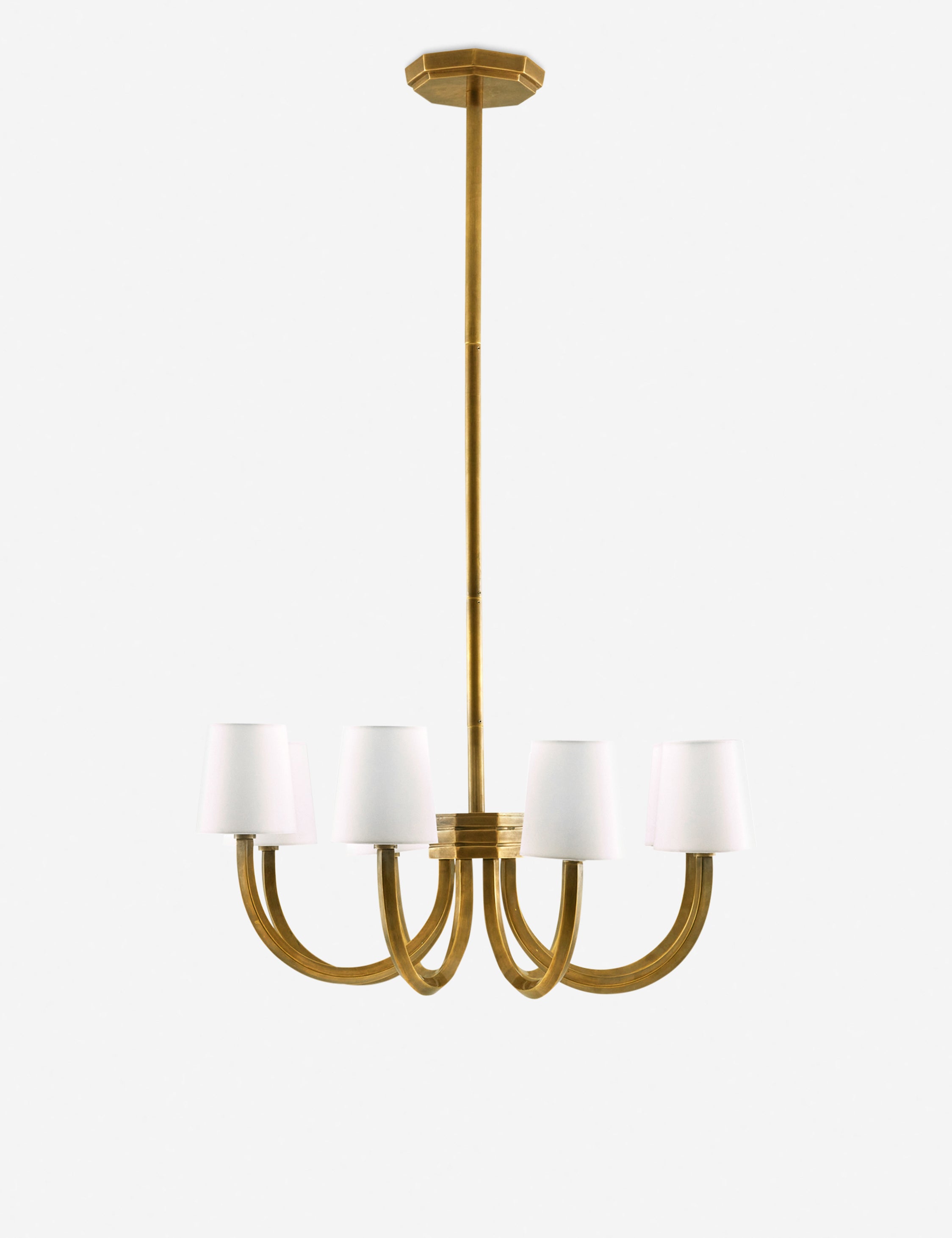 Gaetano Modern Brass Chandelier By Arteriors