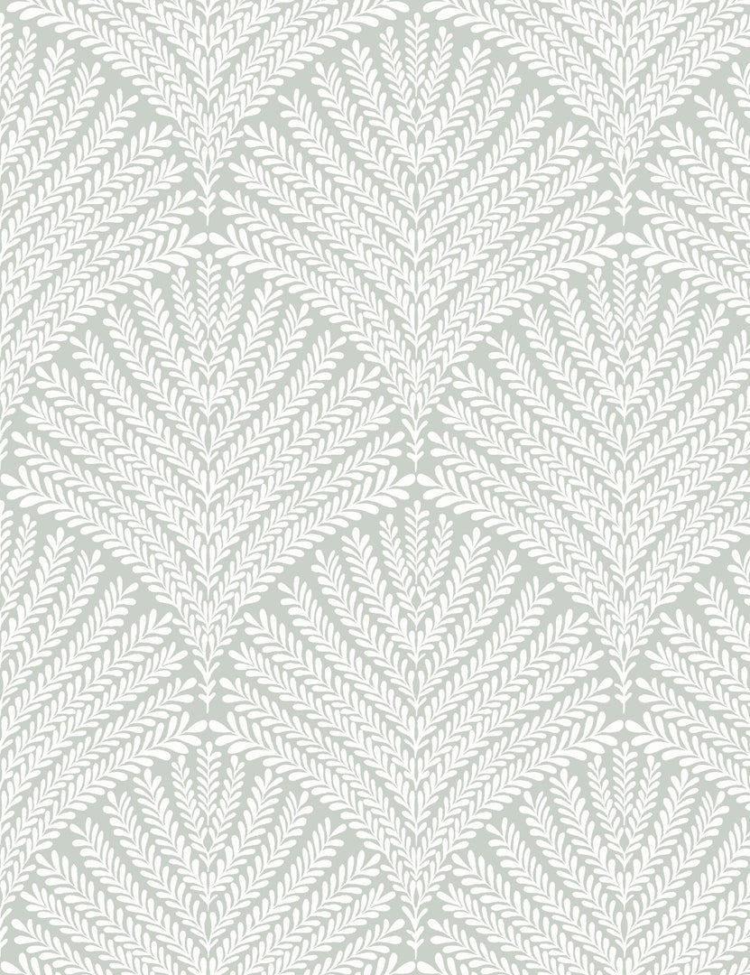 Rayna Wallpaper, Eucalyptus Swatch