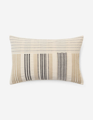 Atoli Textured Lumbar Throw Pillow