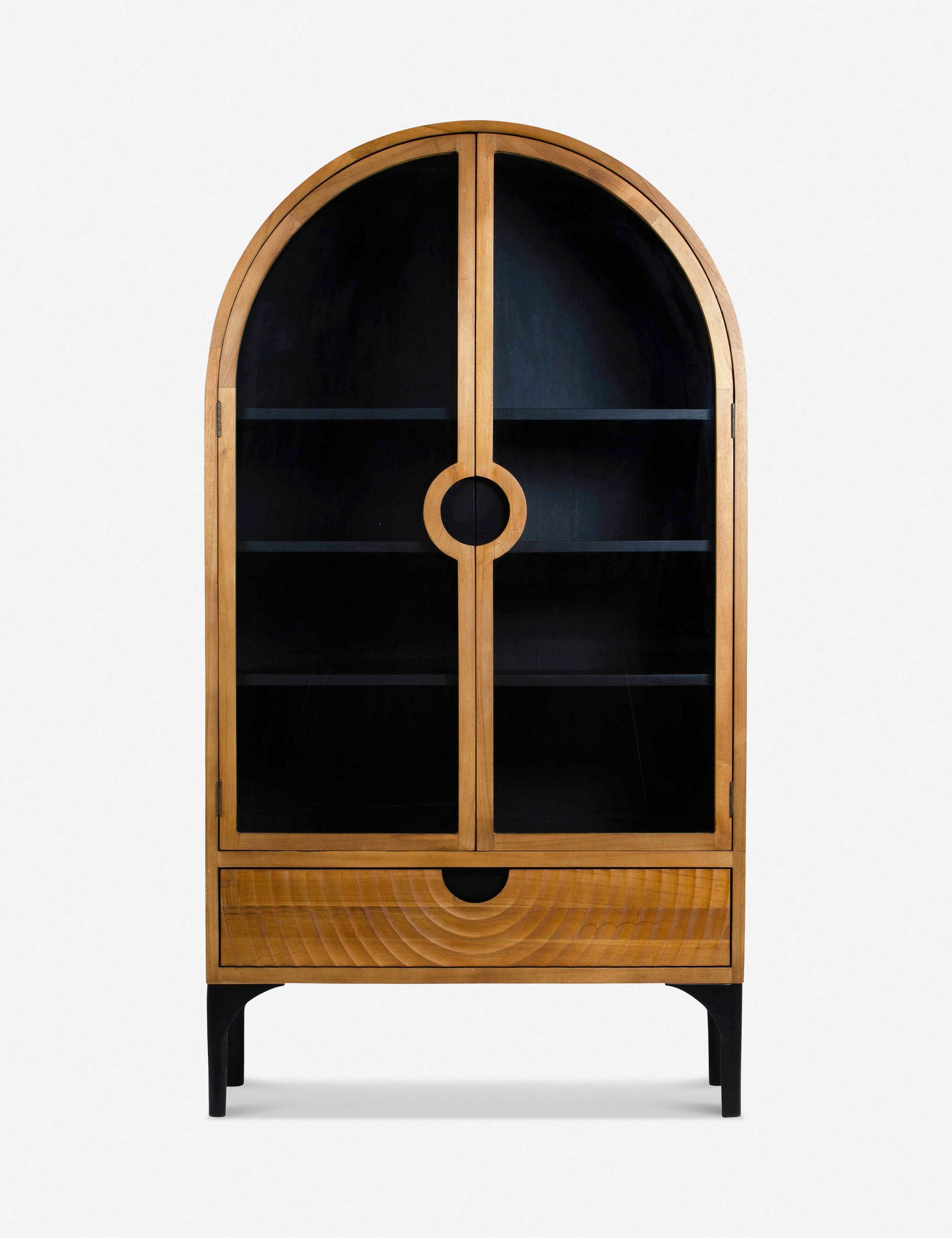 Bucru Arched Curio Cabinet