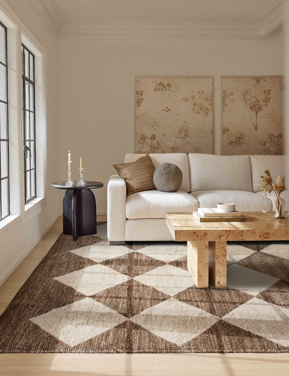 Palau Diamond Checked Rug