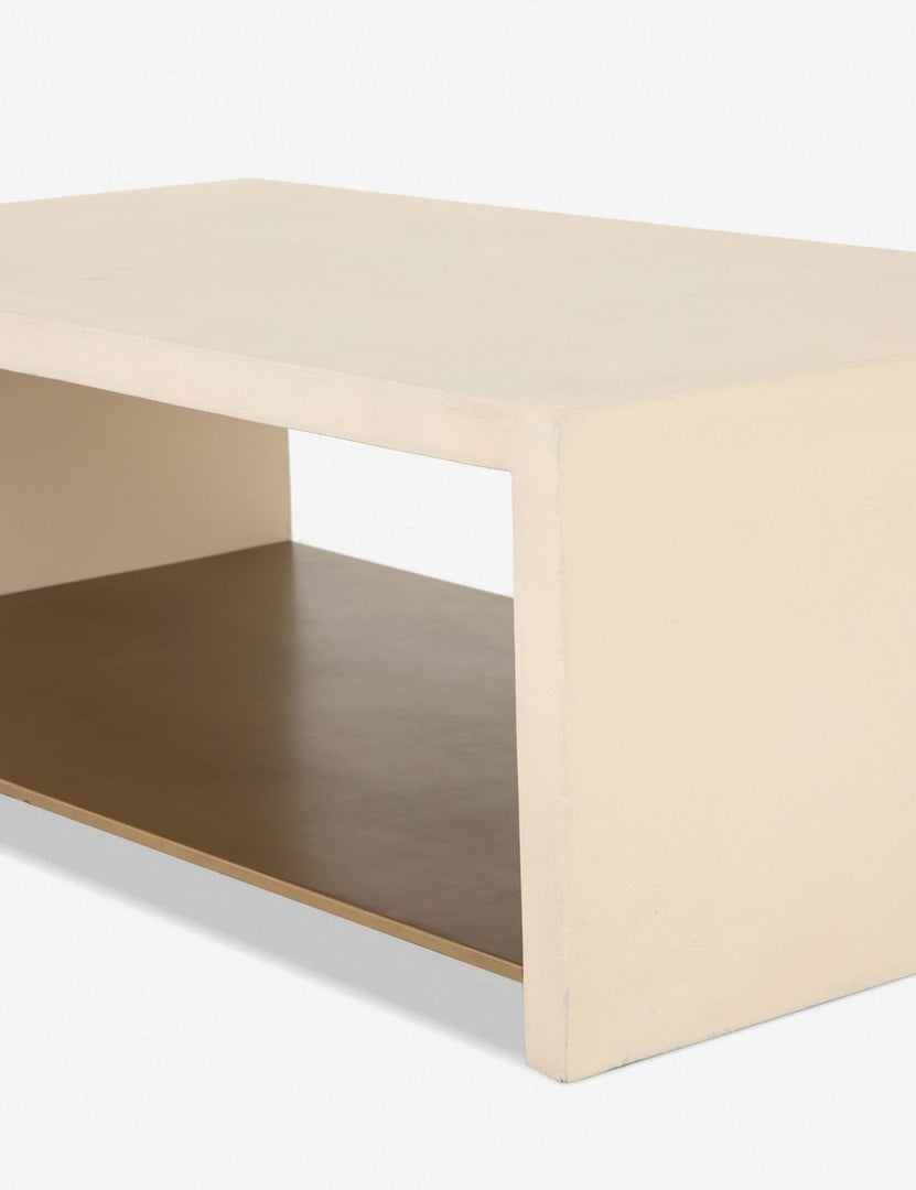 | Close up angled view of the Aprilette Coffee Table 