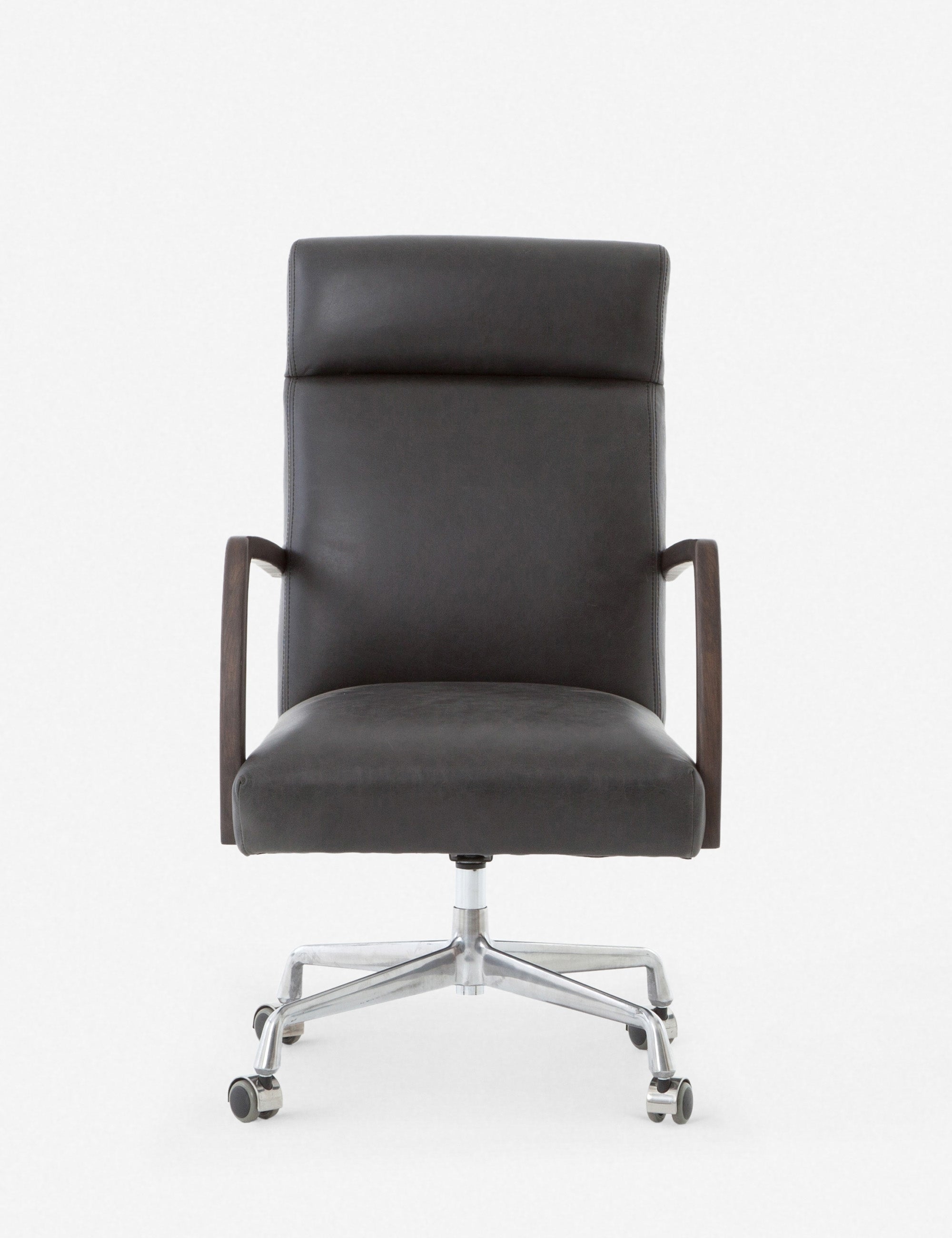 Camden Leather Office Chair, Ebony