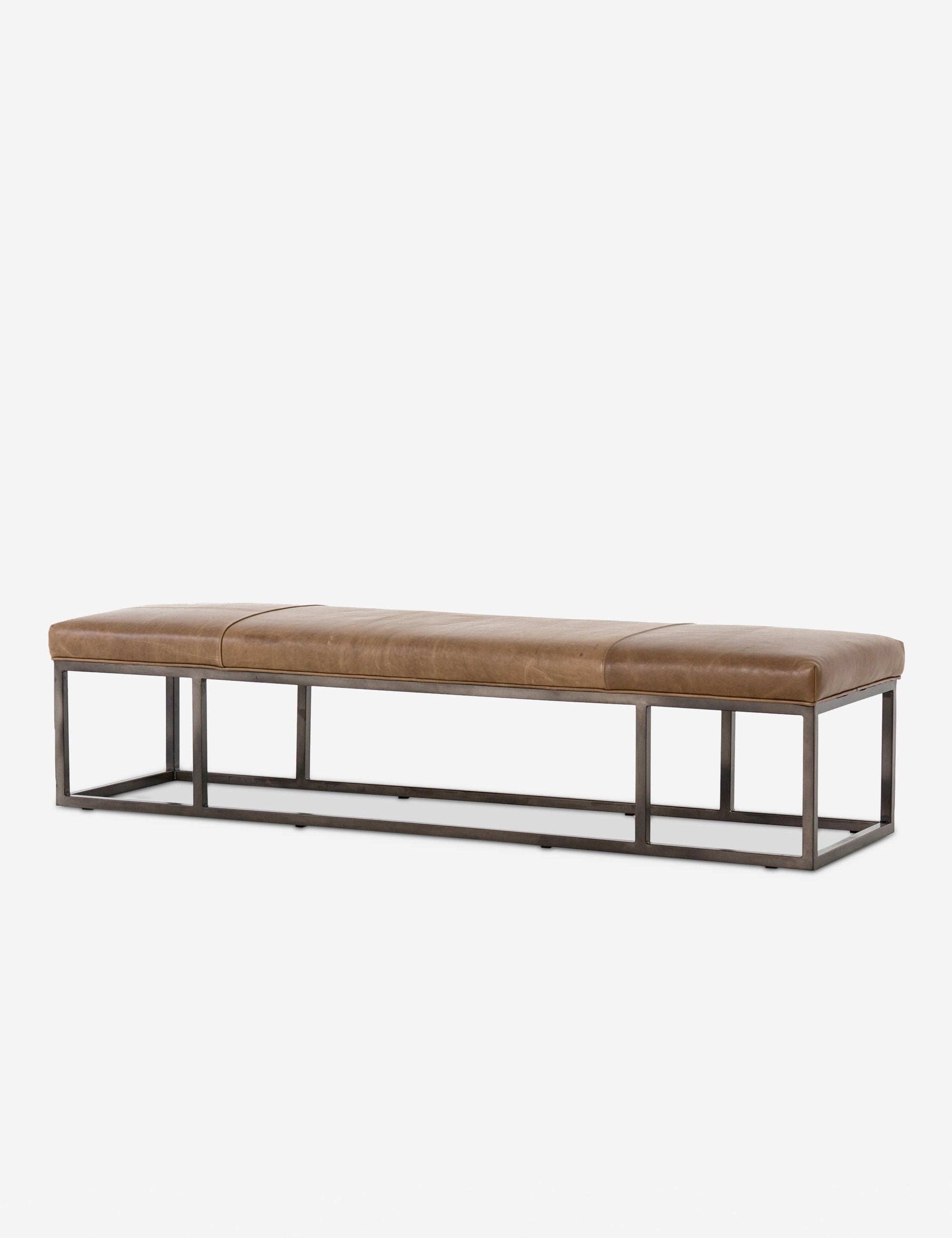 Kabina Leather Bench