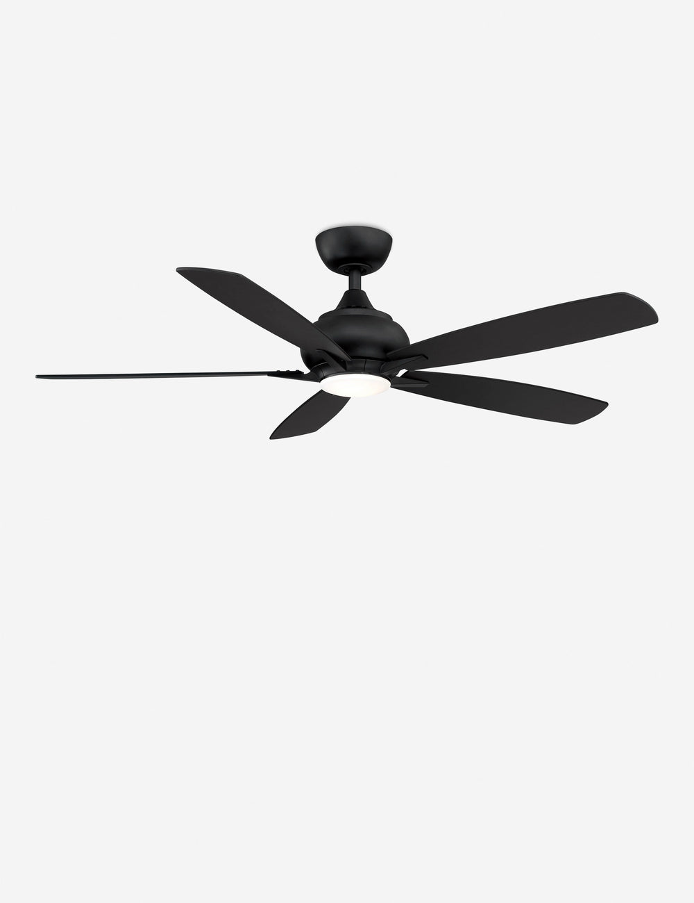 Donati Ceiling Fan + Light, Dark Bronze/Walnut