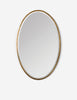 Merci Oval Gold Wall Mirror