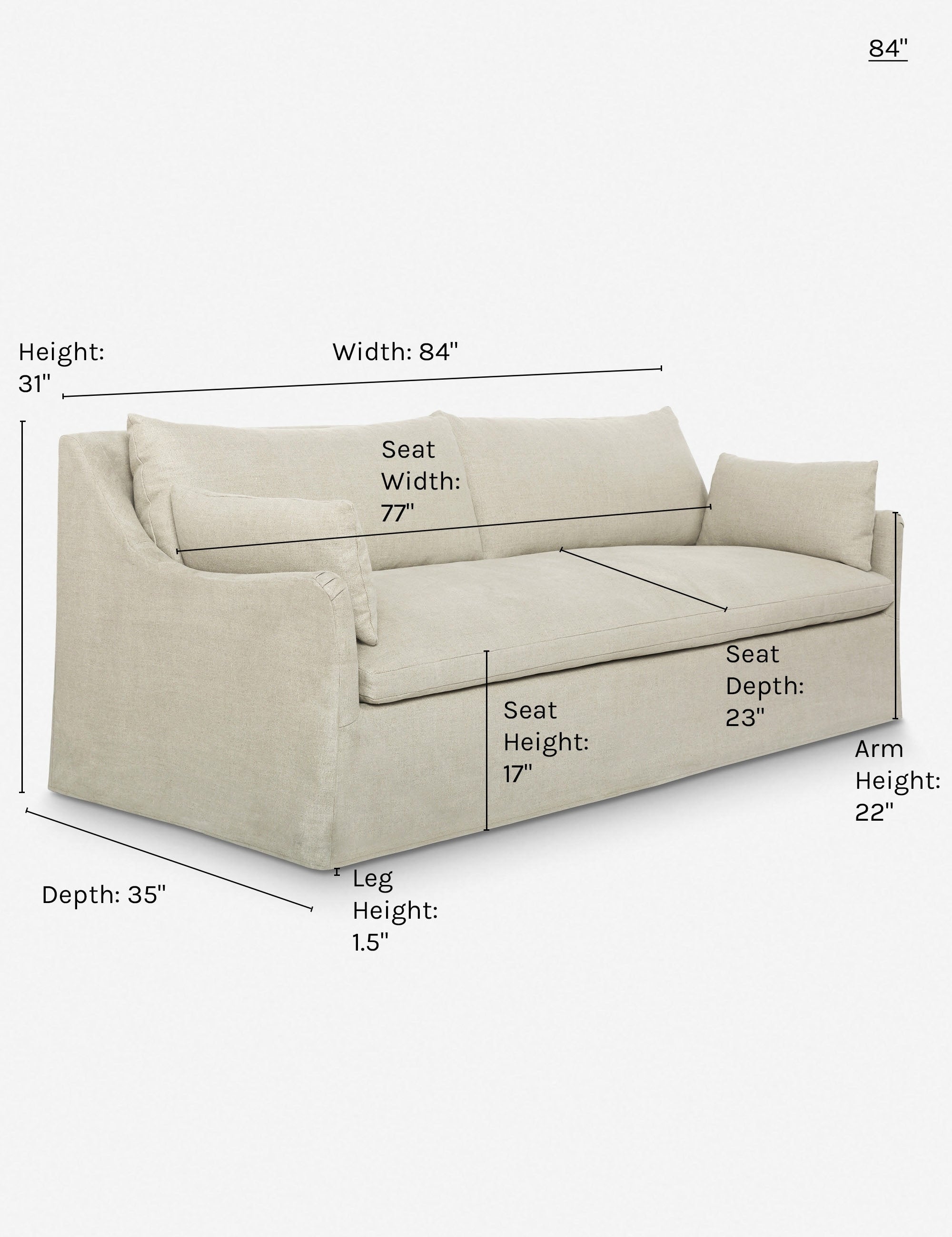 Portola Slipcover Sofa